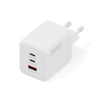 Digitus DA-10304 įkroviklis, 100W, 2xUSB-C, 3 jungtys, 2A, AC 100-240V, baltas