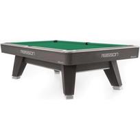 Biliardo stalas Pool Rasson ACURRA (MR-SUNG serija), 9 pėdų, pilkas (Sarum Strand), MATCHROOM kišenių dydis, Simonis 760 geltona