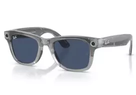 Ray-Ban Meta Wayfarer 4012 6840MF 50 GEN2 Skaidrus pilkas rėmelis (Fotochrominiai safyro spalvos lęšiai (su blue light filtru))