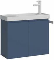 Vonios spintelė su praustuvu Kalune Design Ferla 60-323, petrol blue sp., 22 cm x 60 cm x 50 cm