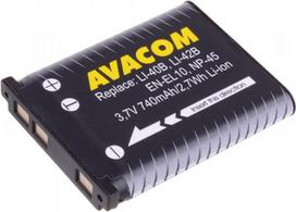 Akumulator Avacom Olympus Li-40B, Li-42B, Fujifilm NP-45, Nikon EN-EL10, Li-ion 3.7V, 740mAh, 2.7Wh (DIOL-LI40-AVA) | DIOL-LI40-AVA | 8591849043584