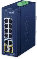 Planet PLANET Industrial 8-Port Ring  IFGS-1222-TF Nie zarządzany Fast Ethernet (10/100) Blue | IFGS-1222TF | 4711605288200