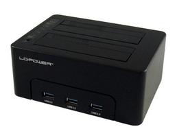LC-Power 2.5 "/ 3.5" SATA - USB 3.2 Gen 1 (LC- DOCK -U3-HUB)