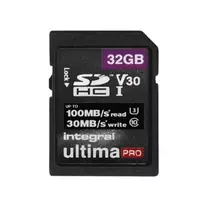 Atminties kortelė - Integral UltimaPro 32GB SDHC 100/30MB/s