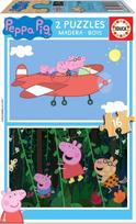 Educa dėlionė 2x16 vnt. - Kiaulytė Peppa