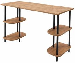 Rašomasis stalas su lentyna Kalune Design Peka 113, 52 cm x 120 cm, 74 cm, pušies sp