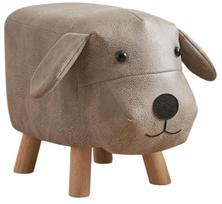 Vaikiškas pufas Kalune Design Dog, smėlio sp., 45 cm x 28 cm