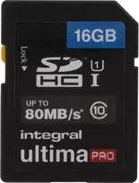 Atminties kortelė - Integral UltimaPro 16GB SDHC 80MB CLASS 10 UHS-I U1