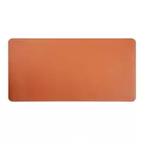 Didelis Pelės Kilimėlis - LUMIVIDA PVC Oda 1200x600 mm Vandeniui Atsparus Oranžinė