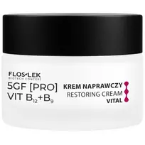FLOSLEK_5GF „PRO“ VIT B12+B9 atkuriamasis veido kremas „Vital“ 50 ml
