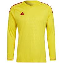 „Adidas Tiro 23 Competition“ vyrų vartininko marškinėliai ilgomis rankovėmis, geltoni HK7696 (XL)