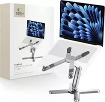 Tech-Protect ULS200 universalus stovas nešiojamiems kompiuteriams iki 16″ – sidabrinės spalvos