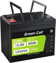 Green Cell „Žalias Cell“ Žalias Cell LFPGC12V60AH UPS akumuliatorius ličio geležies fosfatas (LiFePO4) 12,8 V 60 Ah