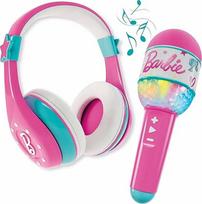 Lisciani Muzikinis žaislas Barbie mikrofonas su ausinėmis Bluetooth