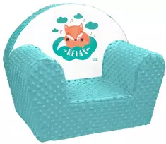 New Baby Fox mėtų spalvos kūdikio kėdutė iš minky audinio