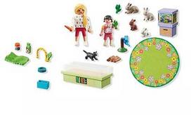 Playmobil Medinės kaladėlės mergaitėms su kiškučiais