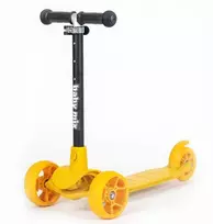 Baby Mix Prime geltonas paspirtukas vaikams nuo 1,5 metų