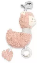 Mokomasis pliušinis žaislas su muzikine dėžute ir segtuku New Baby Lama