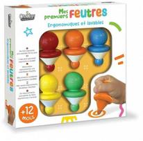 Créa Lign' Pirmieji flomasteriai, 5vnt.