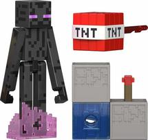 Mattel Figūrėlė Minecraft Redstone įkrautas Endermanas