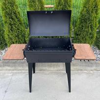 Bbq Expert Šašlykinė su dangčiu ir lentynomis 60x35x20 cm, metalo storis 4mm