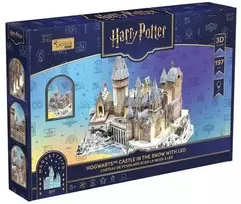 CubicFun 3D dėlionė Harry Potter Hogvartas su LED apšvietimu
