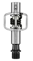 CRANKBROTHERS EGGBEATER 1 Sidabrinis + Juodas SPRING + Juodas Pedalai