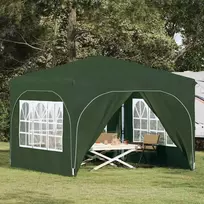 Pop-up šventinis palapinė 290 x 290 x 245 cm Žalia