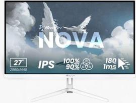 Arozzi | Nova | 27 " | IPS | QHD | 16:9 | 180 Hz | 1 ms | 2560 x 1440 pixels | 350 cd/m² | HDMI ports quantity 2 | White AZ-NO-27T2K180-WT | 850054766861