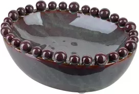 Mondex Since 1986 YARINE BALL Ovalus dekoratyvinis indas 22x17x8cm rutuliukai