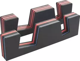 YATE stovas taikinių gaudyklėms 7+14 cm, putos 60x18 cm (2 vnt. rinkinys)