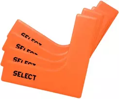 Lauko žymekliai plokšti kampai Select 4 vnt. oranžiniai 17197