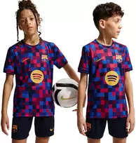 Marškinėliai vaikams Nike FC Barcelona bordowo-mėlyna II1752 621 (L)