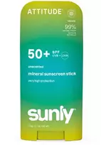 Attitude Mineralinis apsauginis pieštukas nuo saulės SPF 50 „Sunly Stick“, 60 g