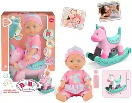 Lėlė „Baby Sweet Love“ su supamuoju arkliuku
