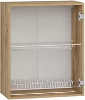 VENTO GC-60/82 carcass, upper cabinet with drainer craft oak