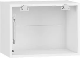 VENTO GO-50/36 carcass, upper hood cabinet baltas