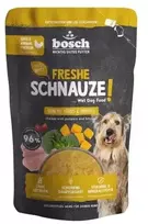 BOSCH Freshe Schnauze su vištiena, moliūgais ir brokoliais mono – drėgnas pašaras šunims – 250g
