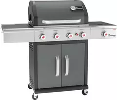 Landmann Triton 4.1 LTS pilka (12964) Dujotiekio šašlykinė 15 kW 65 cm x 44 cm
