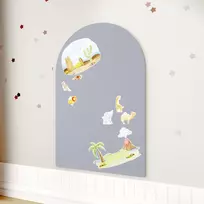 Priklijuojama magnetinė lenta „Arka“, pilka, 95 × 76 cm