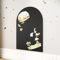 Priklijuojama magnetinė lenta „Arka“, juoda, 95 × 76 cm