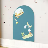 Priklijuojama magnetinė lenta „Arka“, žalsvai melsva, 95 × 76 cm