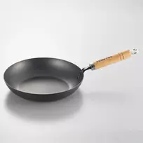 Japoniška plieninė keptuvė „YOSHIKAWA“, Ø26 cm YH9905