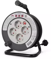 Ilgiklis su stovu Entac 10m 4 lizdų 2300W IP20
