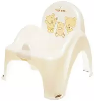 TEGA PO-043-118 Puoduko kėdė su muzikine dėžute TEDDY BEAR baltas perlas