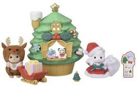 Epoch Figūrėlių rinkinys Sylvanian Families Kalėdų senelio žaislų fabrikas