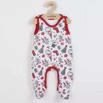 Kūdikių medvilniniai bodžiukai New Baby Christmas, dydis 68 (4-6 mėn.)