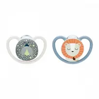 NUK čiulptukas Perfect Match Air Night FIREFLY/LION 0-6 mėn., 2 vnt.