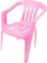 Vaikiška plastikinė kėdutė TEGA rožinė