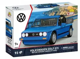 Cobi Kaladėlės Volkswagen Golf GTI British Version Cabriolet 1984 1:35